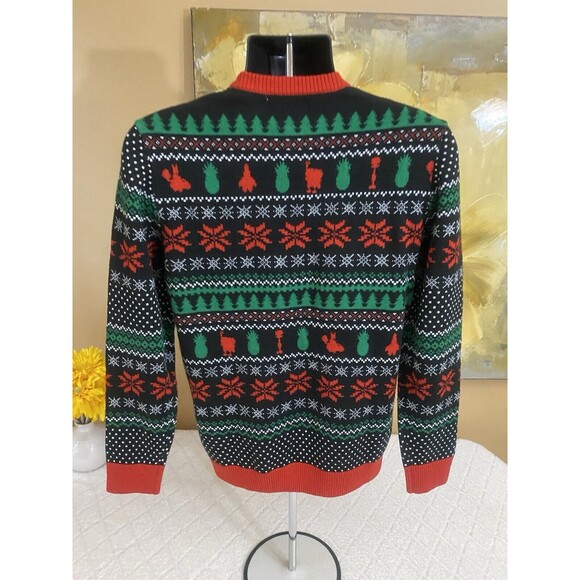 Sponge Bob Nickelodeon Patrick Christmas Theme AOP Ugly Sweater Size Small - Picture 11 of 14